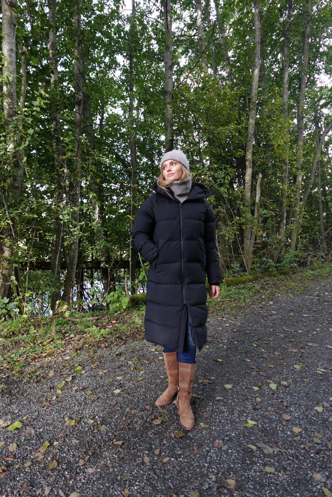 Frostin Long Puffer Black