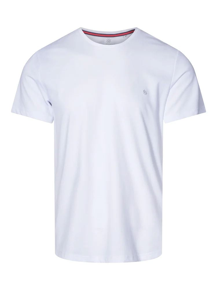 Round Neck Tee White