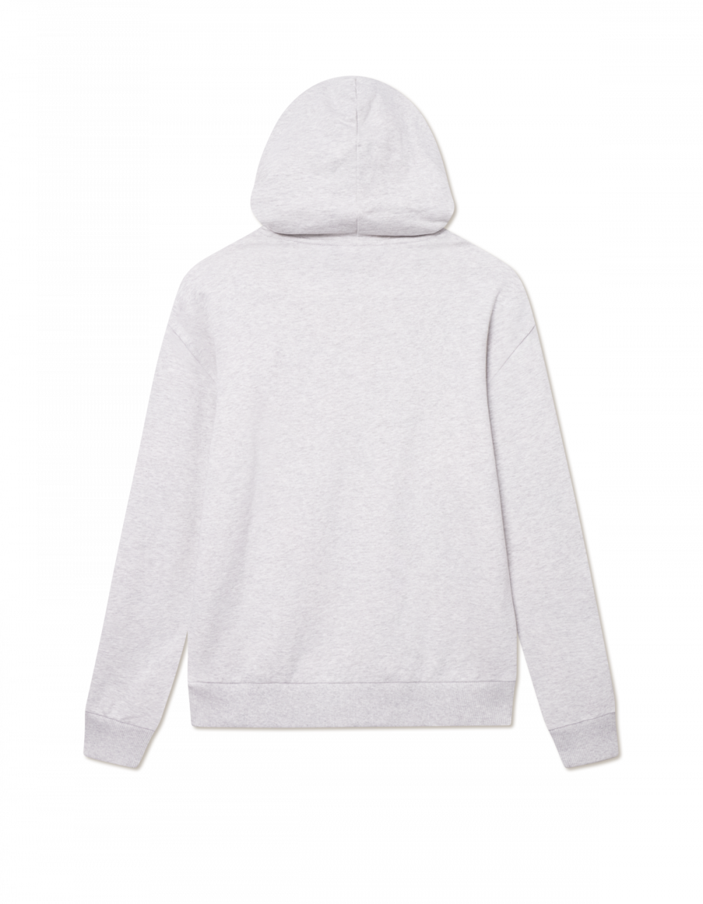Patch Hoodie Snow Melange