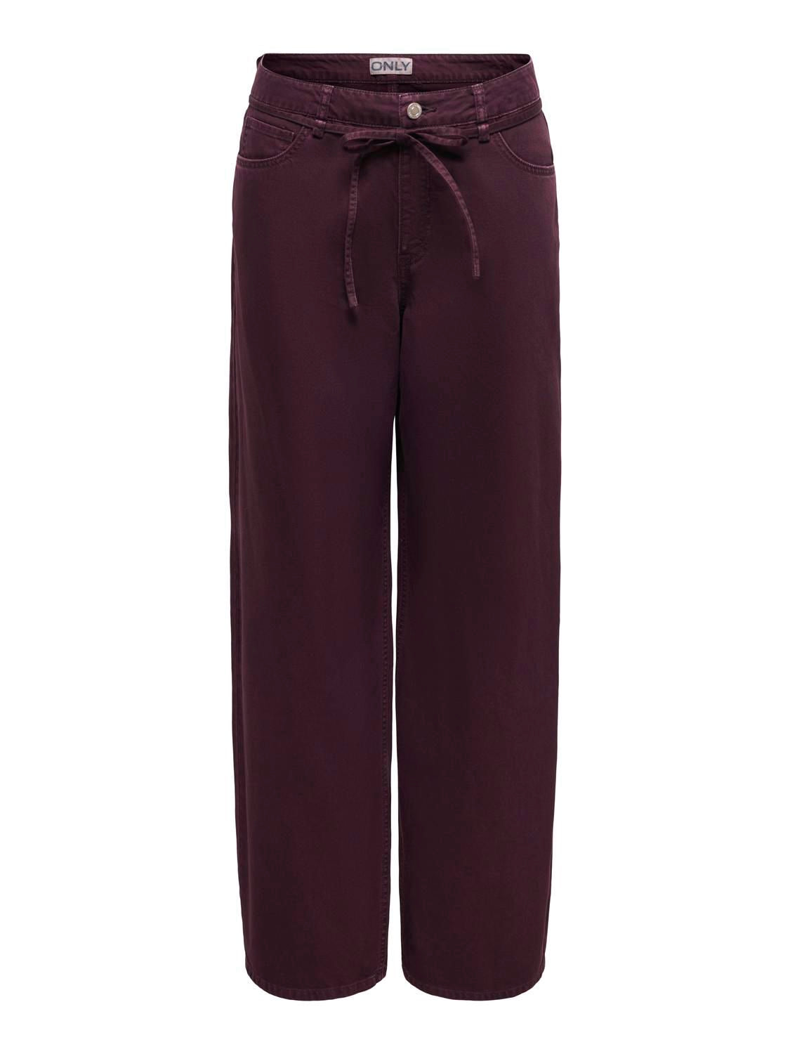 Onlgianna-Silla Mw St Belt Pant Fudge