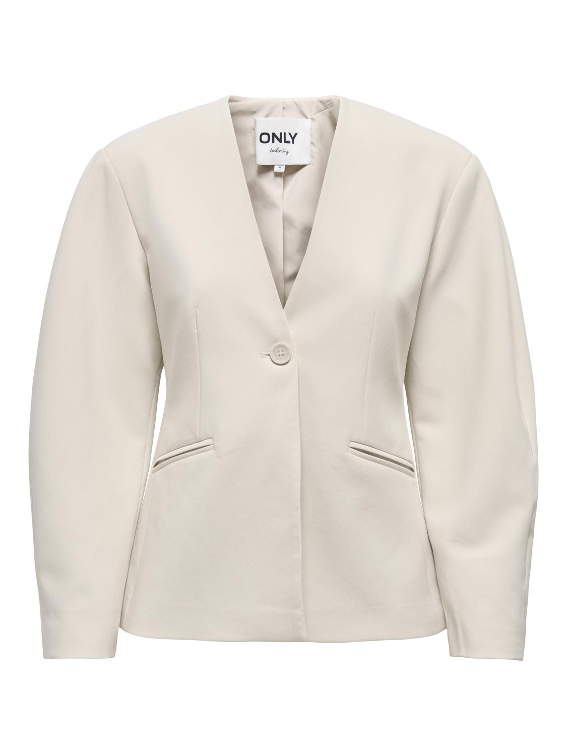 Casey Balloon Blazer Pumice Stone