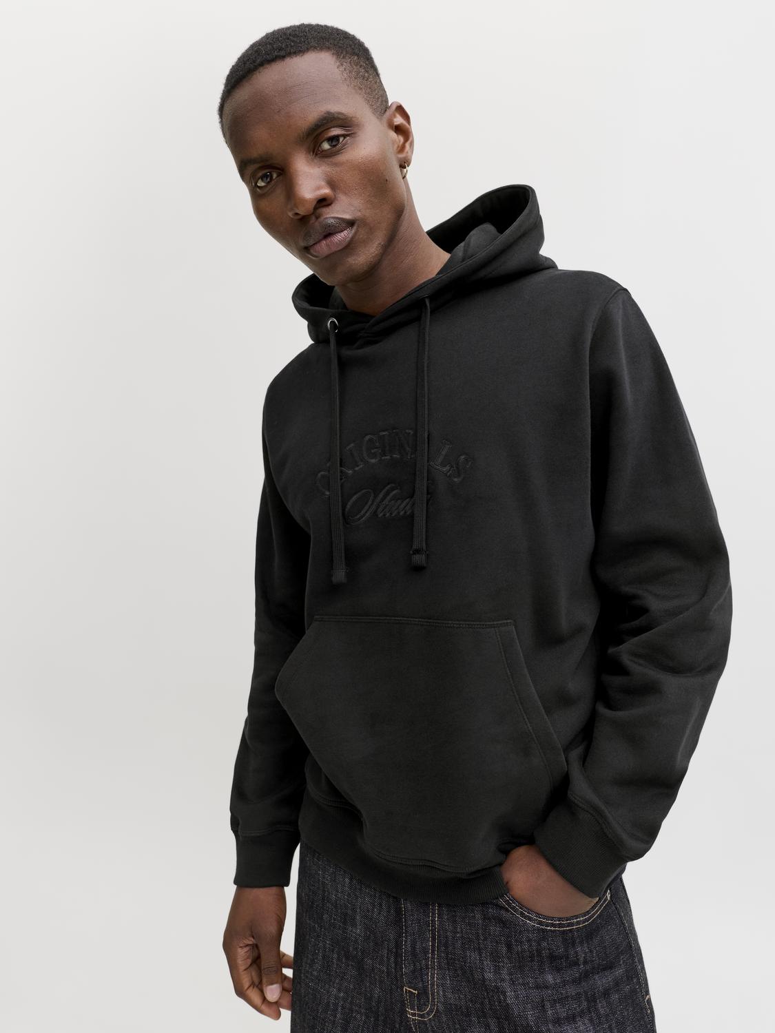 Bleecker Sweat Hood Black