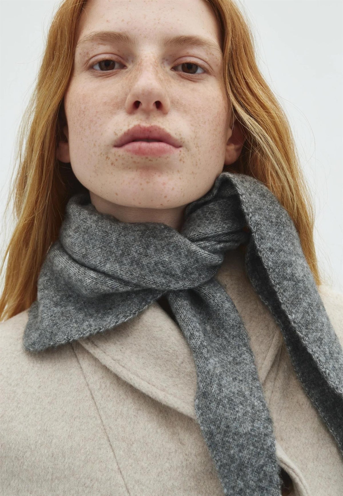 Ziggiette Oaklyn Scarf Medium Grey Melange