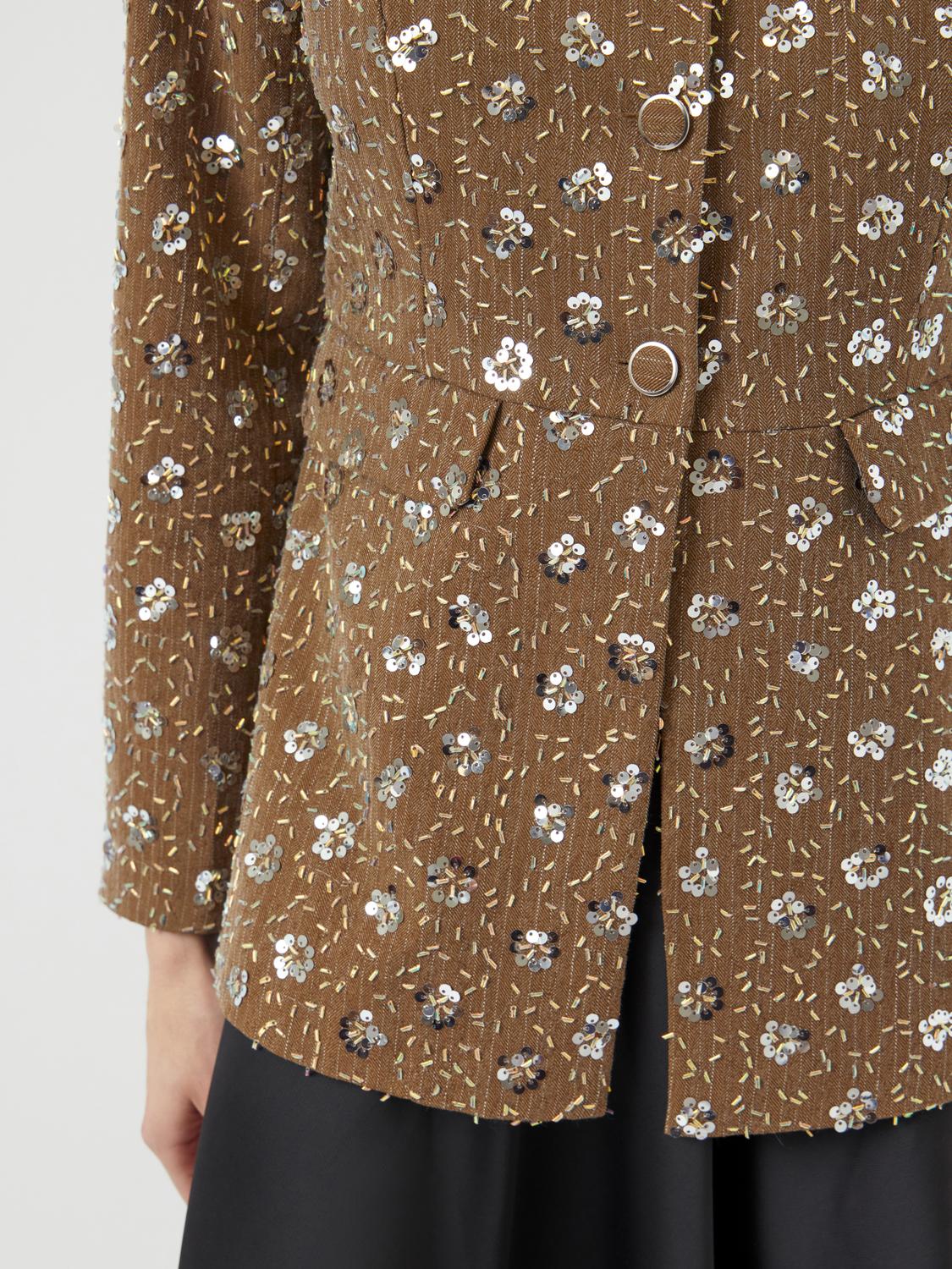 Soller LS Blazer Taupe Gray