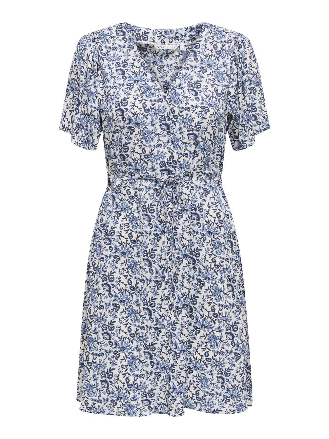 Onlevida S/s Short Dress Wvn Noos