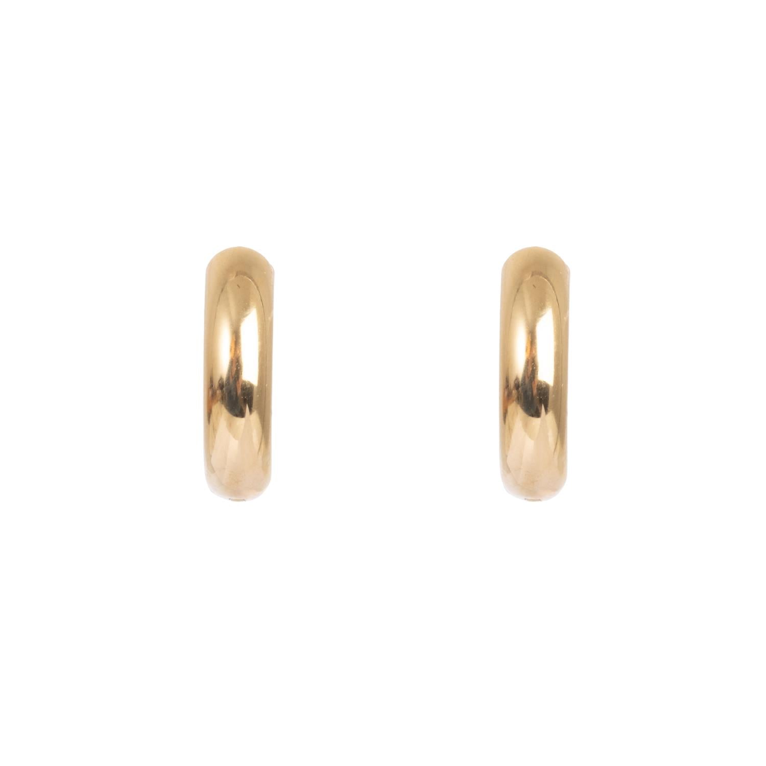 Hoopini Earrings Gold Tone Damli