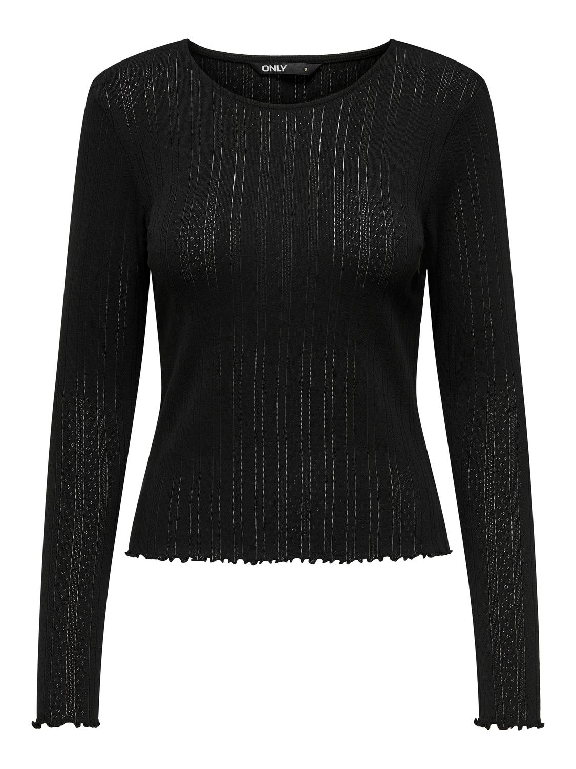 Carlotta L/S Top Black