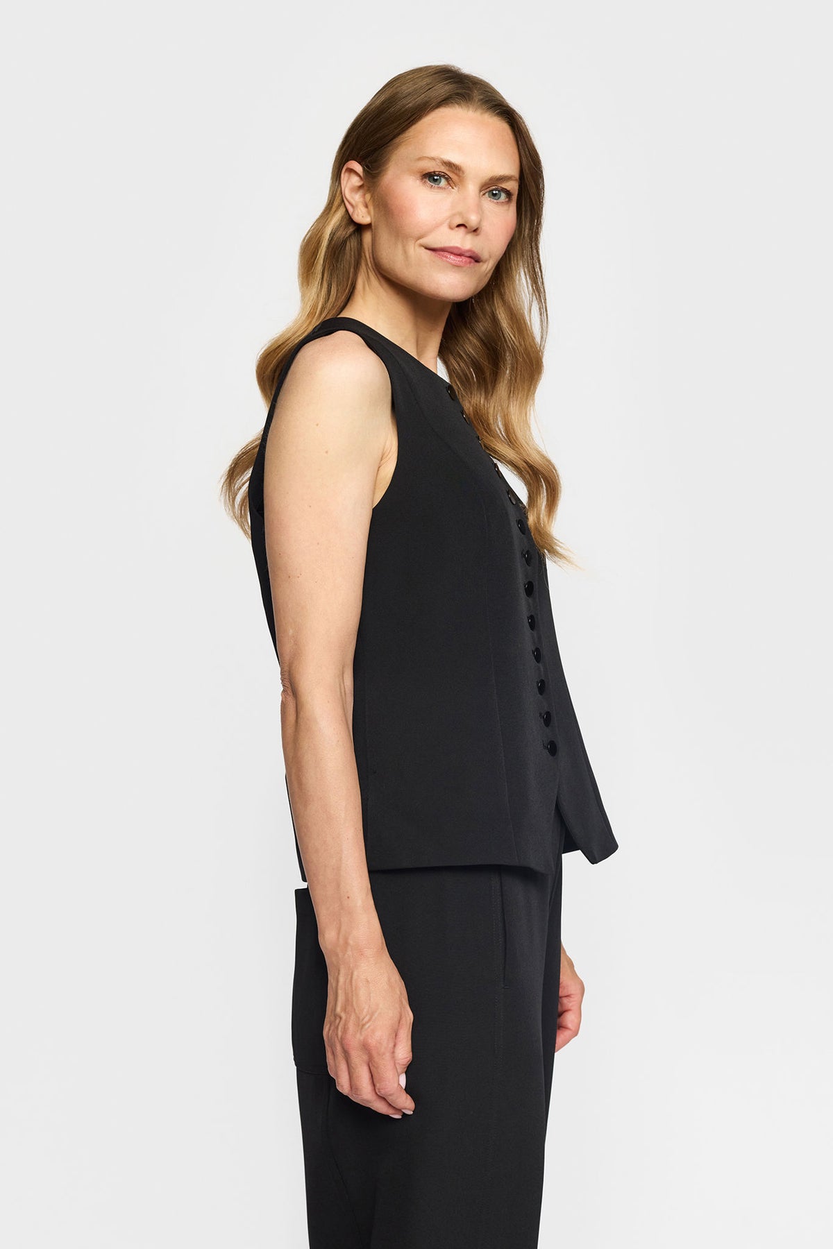 Juno Waistcoat Black