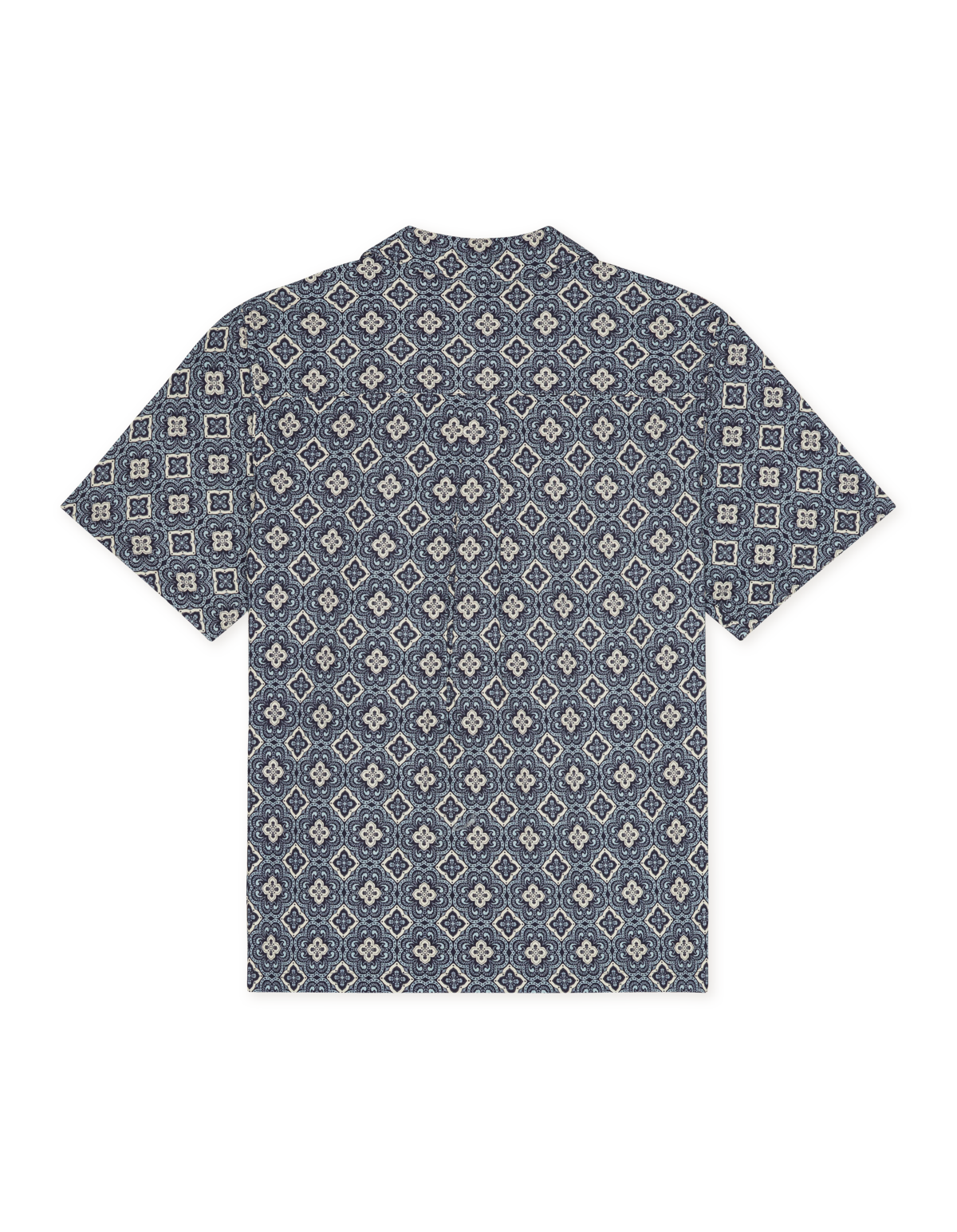 Lukas Arabesque AOP SS Shirt Blue Fog
