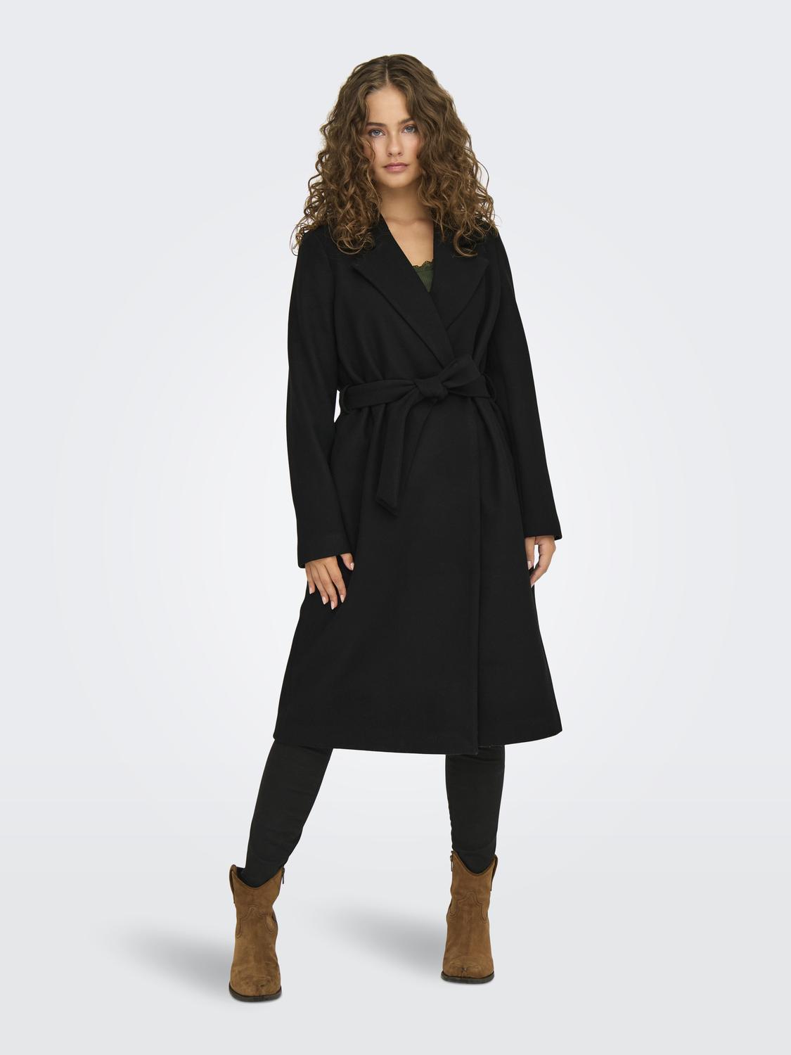 Alvilda Life Wrap Coat Black
