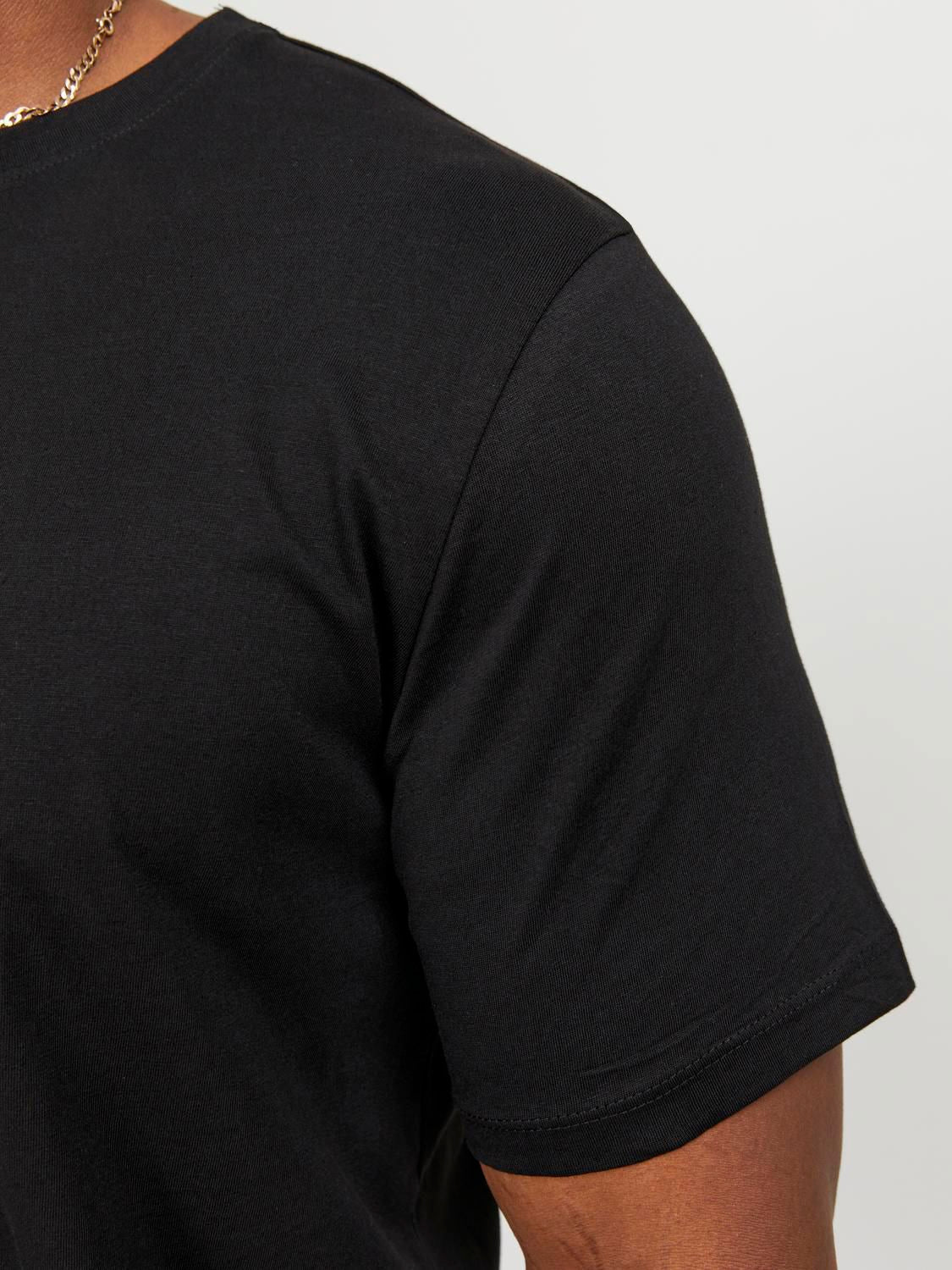 Jjenoa Tee Ss Crew Neck Black Noos