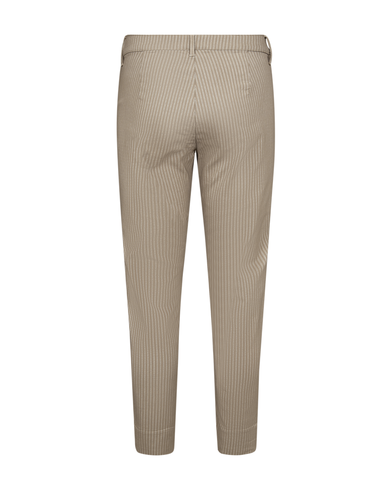 Fqrex-Pants Silver Mink w. Star Off-white