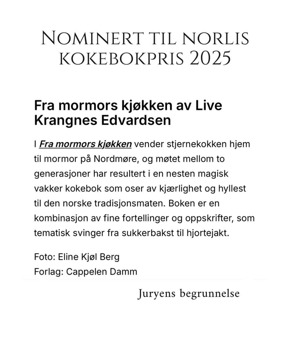 Fra Mormors Kjøkken