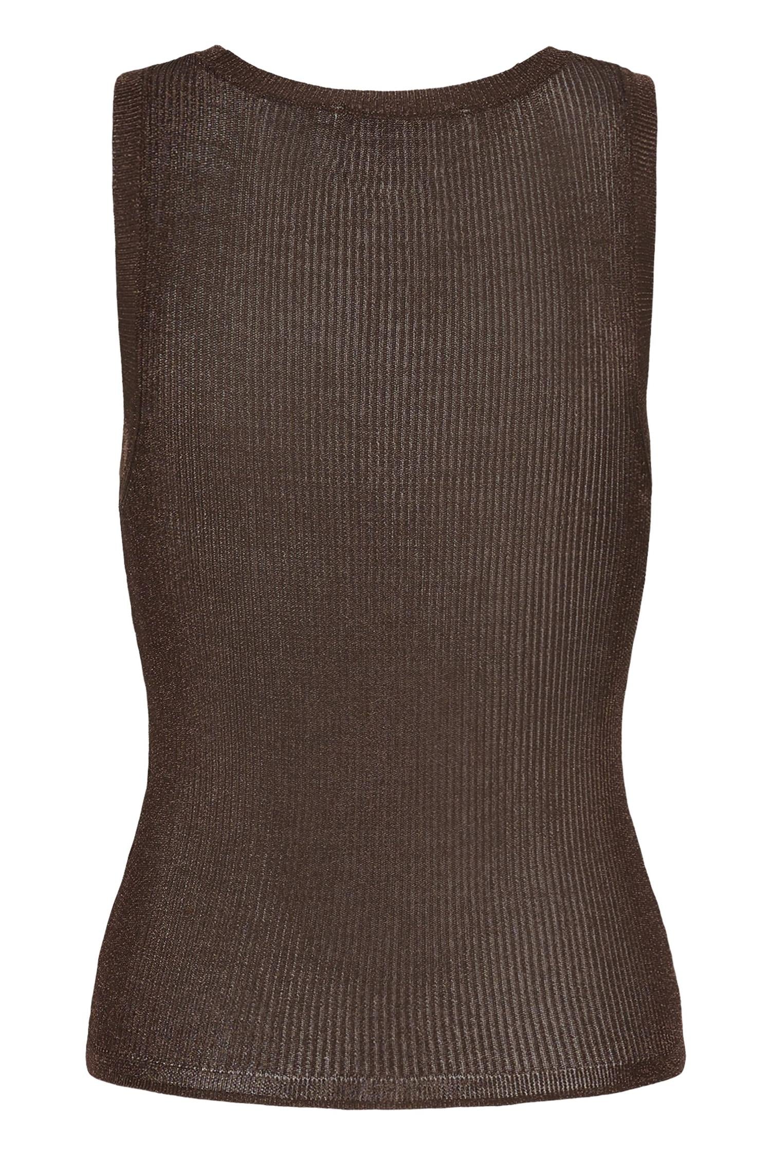 Silvigz Top Deep Brown Metallic