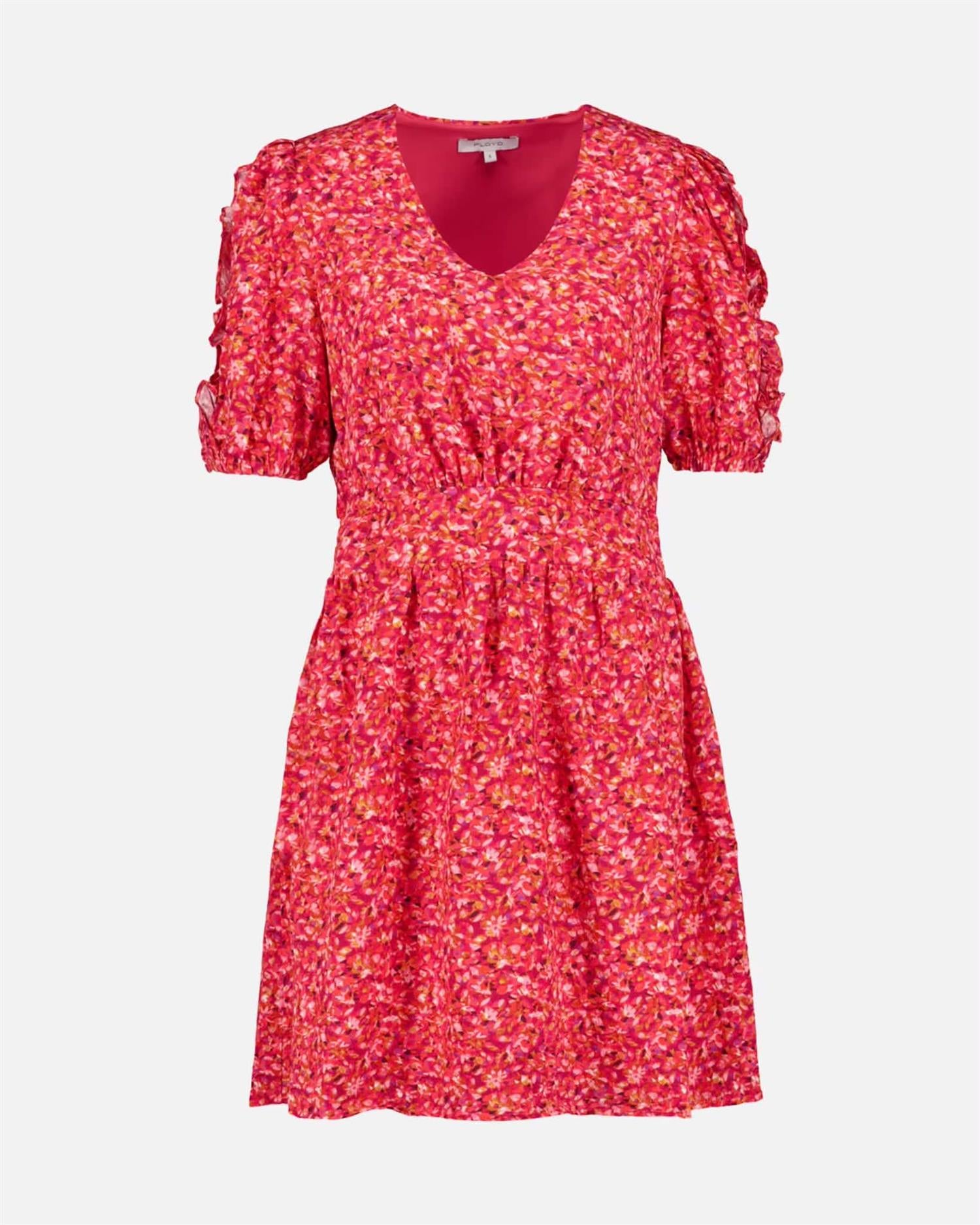 Tomina Bloomy Dress Red