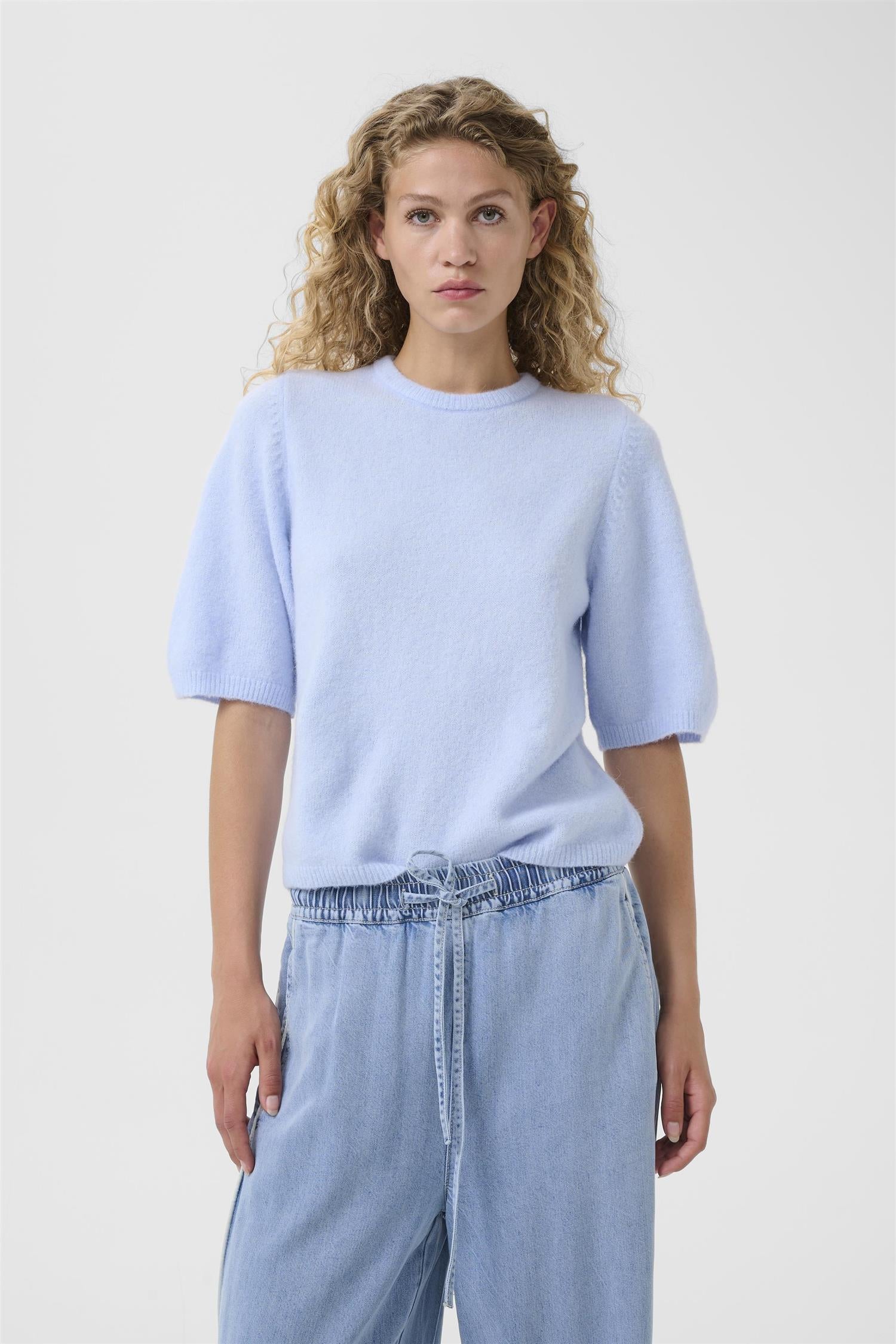 Alpha SS Tee Blue Finch Melange