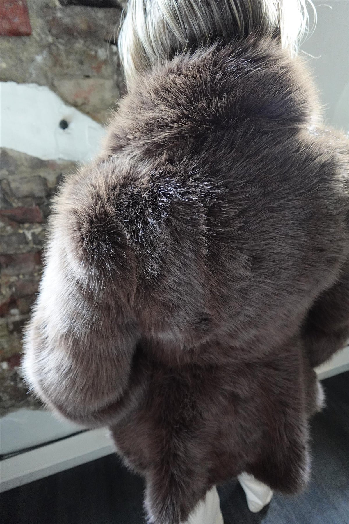 Ellie faux fur brown