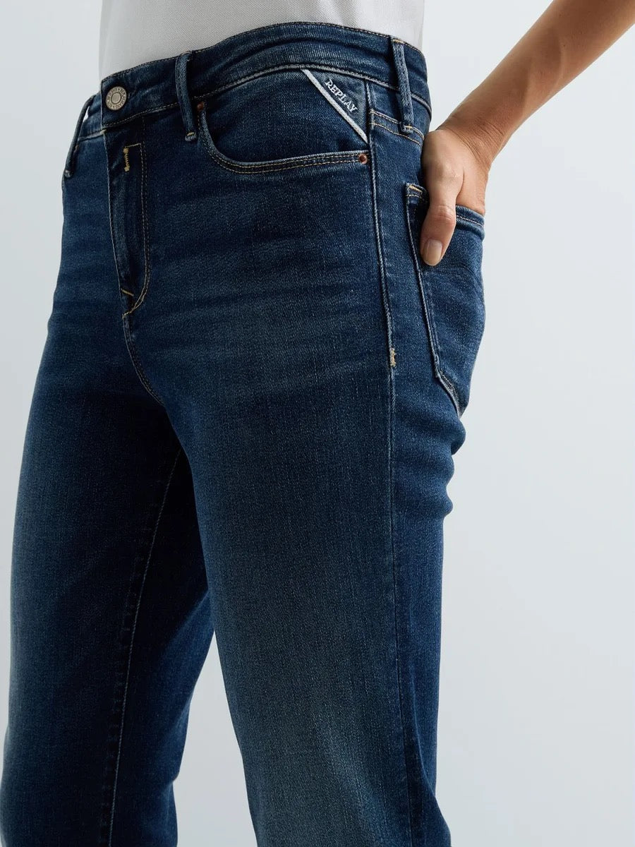 Zolie Dark Blue Indigo