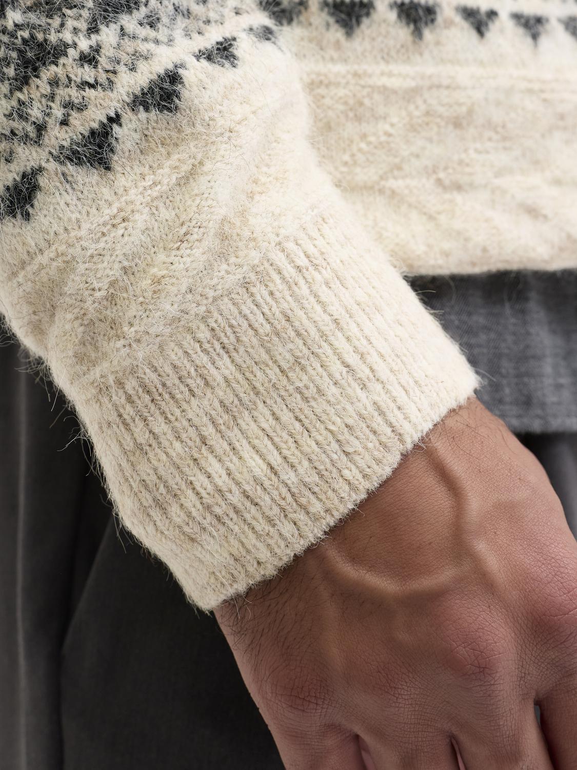 Max Fairisle Knit Simply Taupe