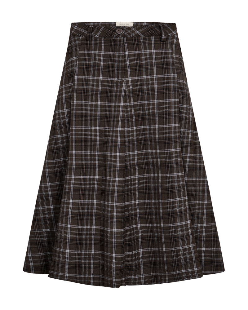 Fqkris-Skirt Mole w Chambray Blue