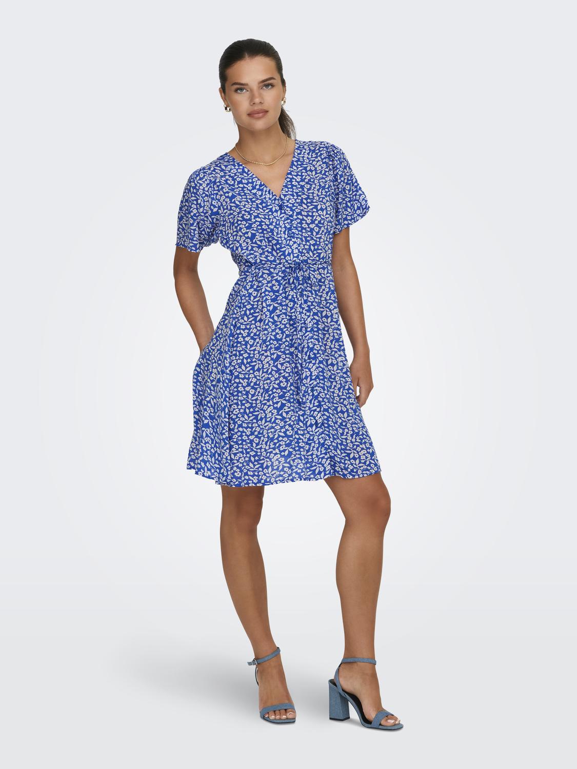 Evida ss short dress HANNA FLOWER