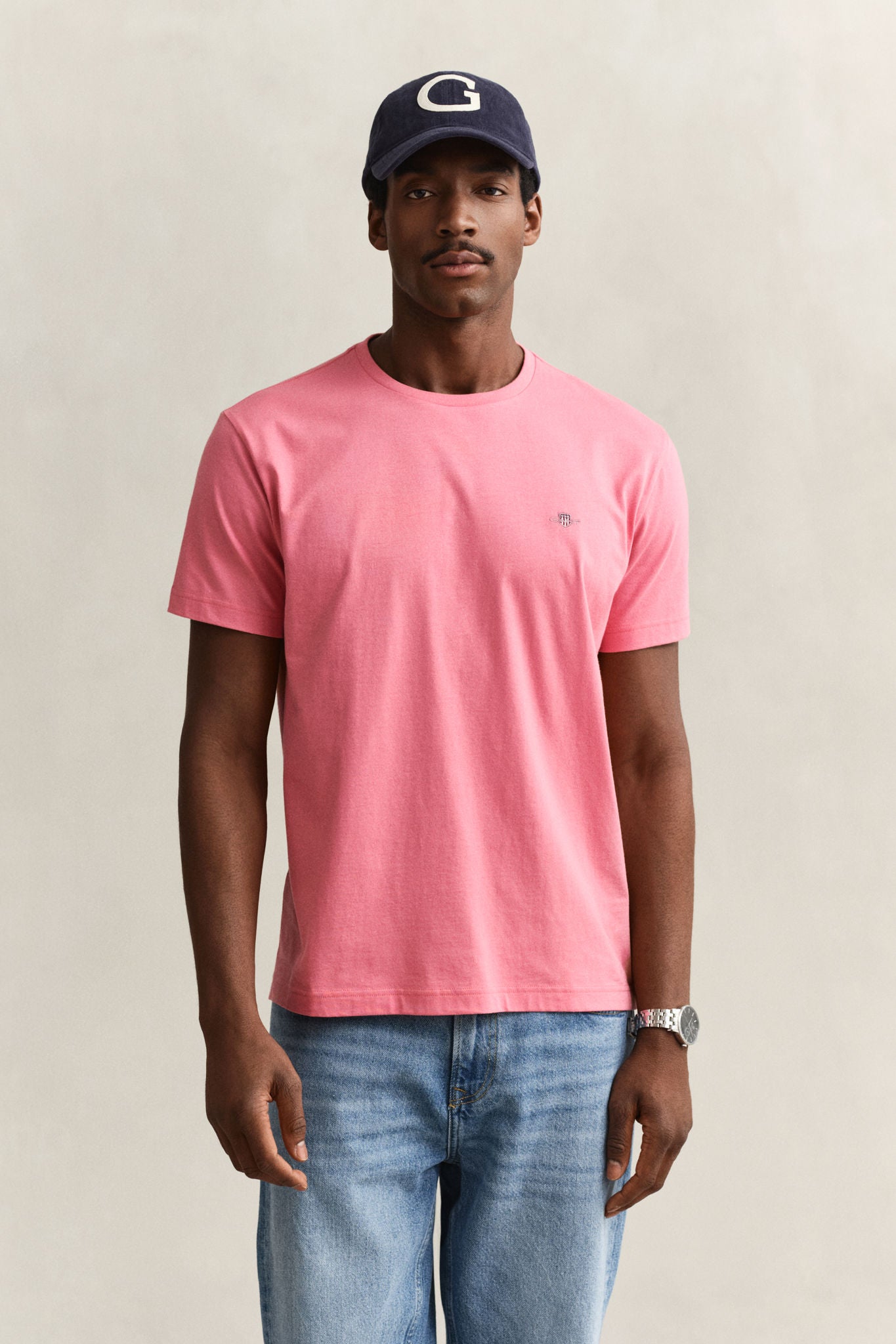 Reg Shield SS T-Shirt Rose Pink