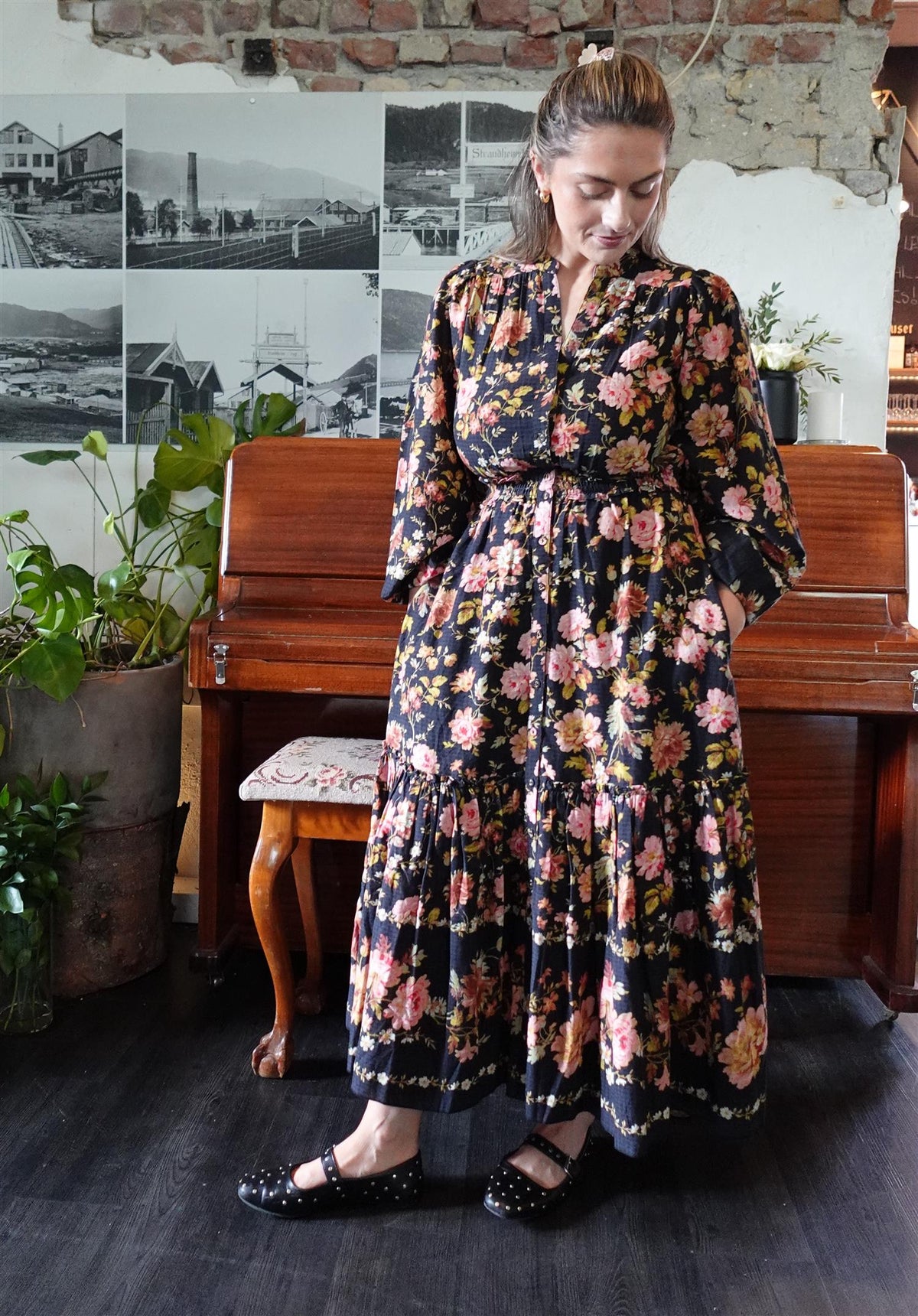 Bohemian midi dress