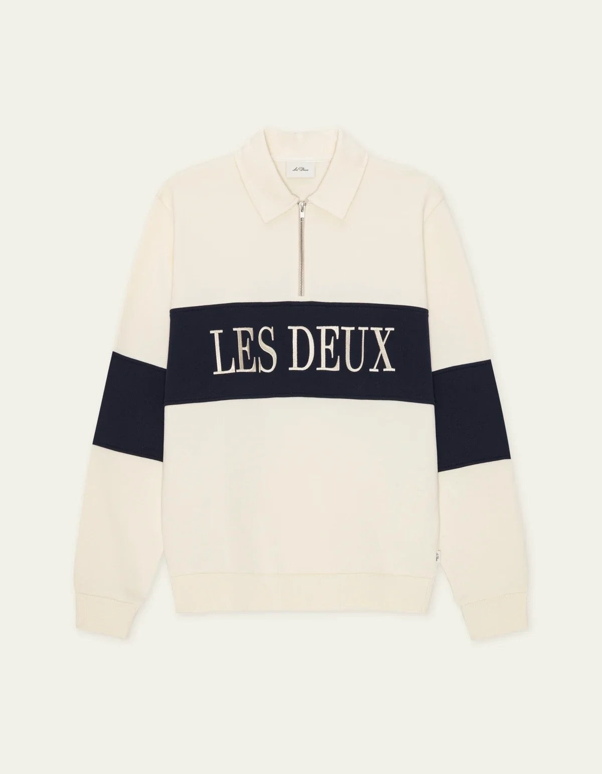 Zipper Rugby Sweatshirt