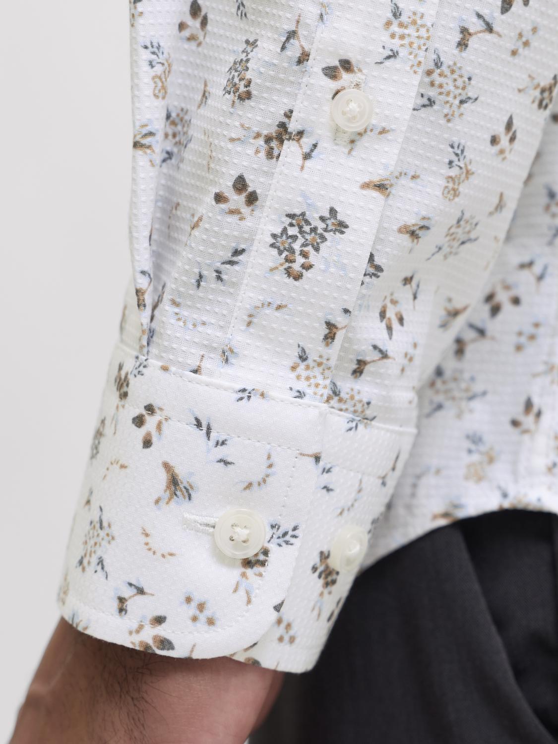 York Print Dobby Shirt White/AOP