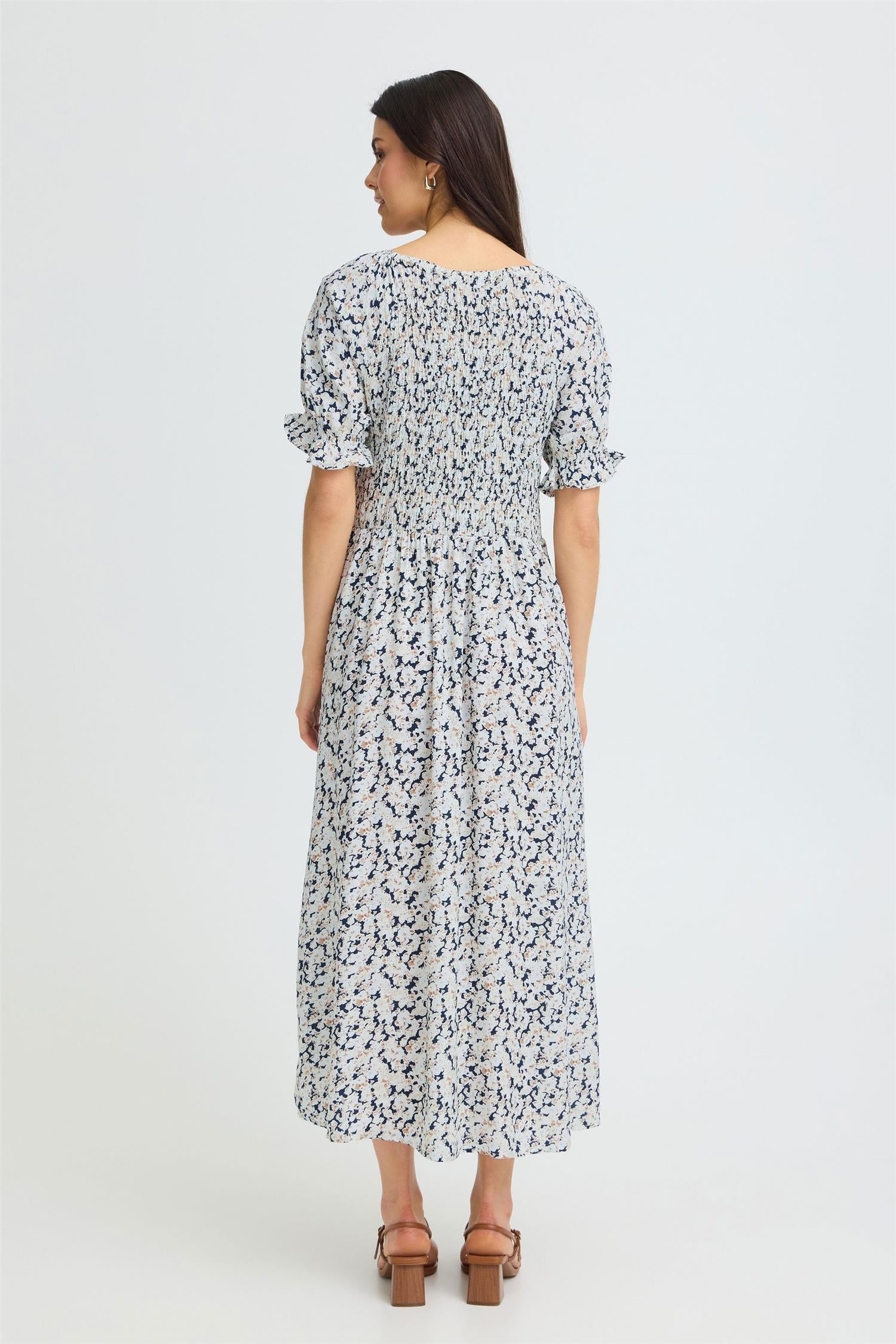 Frheat Dress 3 Navy Boho Floral