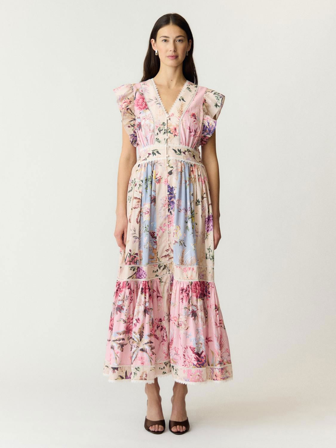 YasMessa Long Dress Pristine w Ballerina