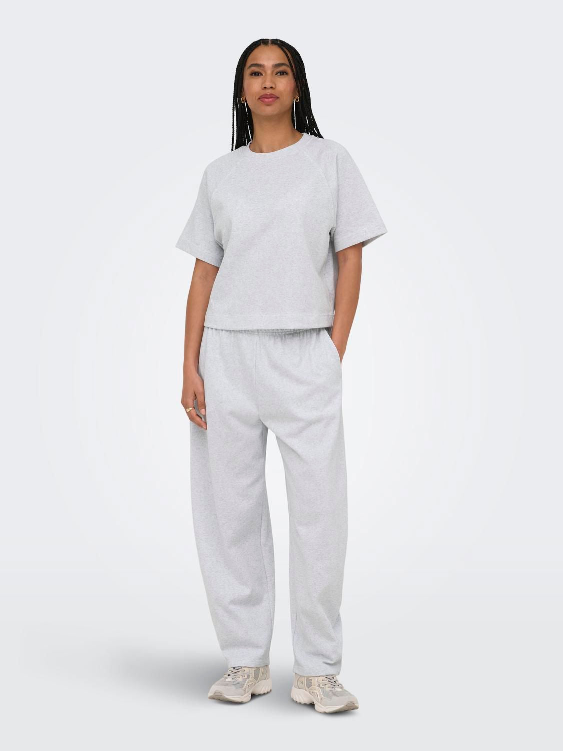 Onlofelia Sweat Pant Light Grey Melange