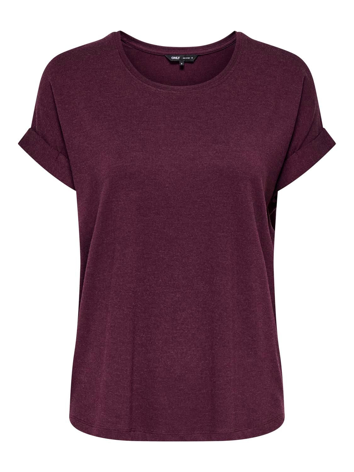 Onlmoster S/s O-Neck Top Winetasting Noos Jrs