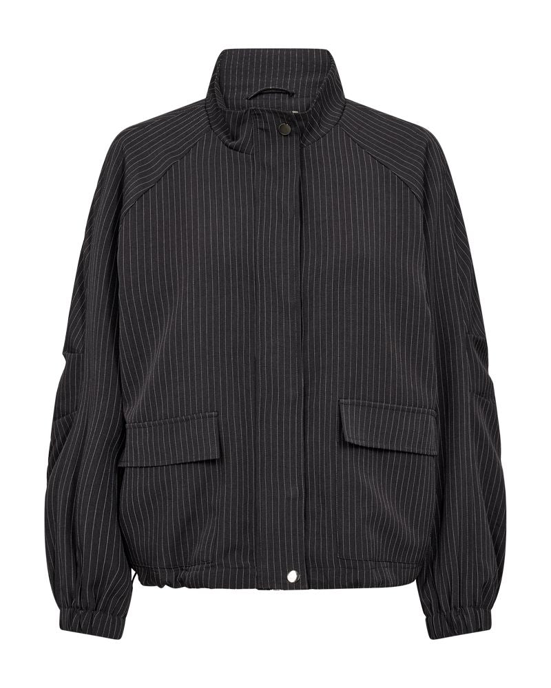 Fqmali Jacket Dark Grey Mel w Star Off-white