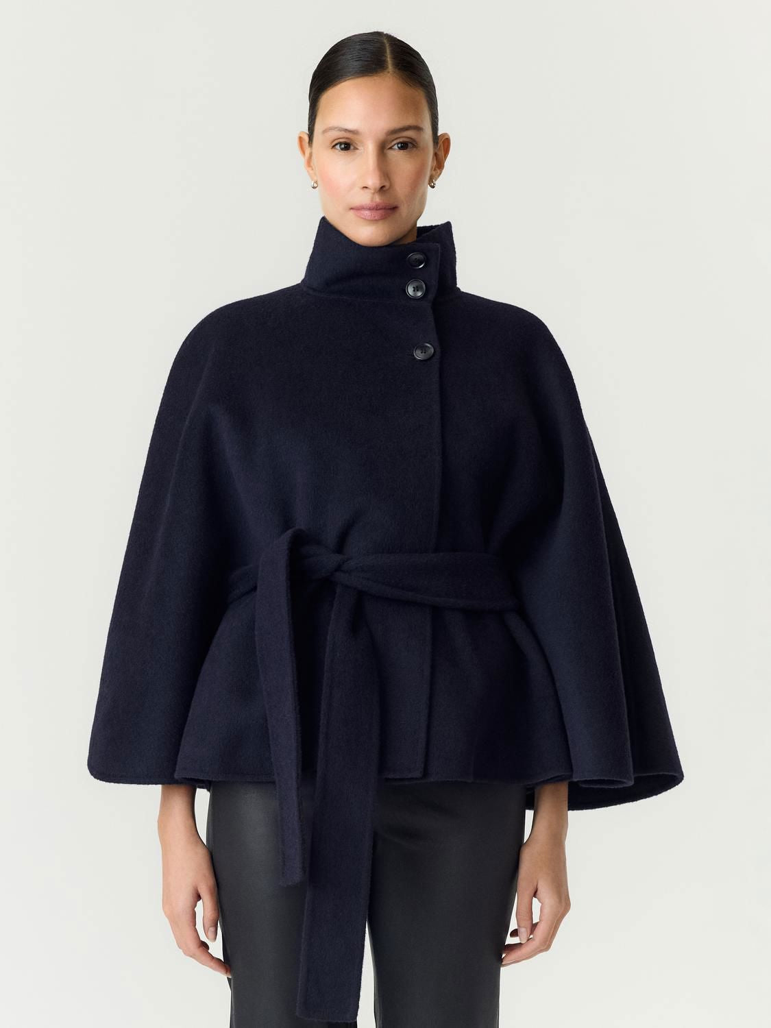 Yasalmio Handmade Wool Blend Jacket Navy Blazer