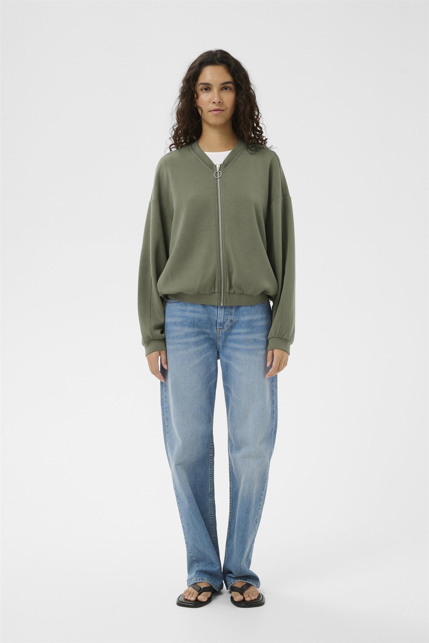 Simi Vincent Zipper Jacket Mulled Basil