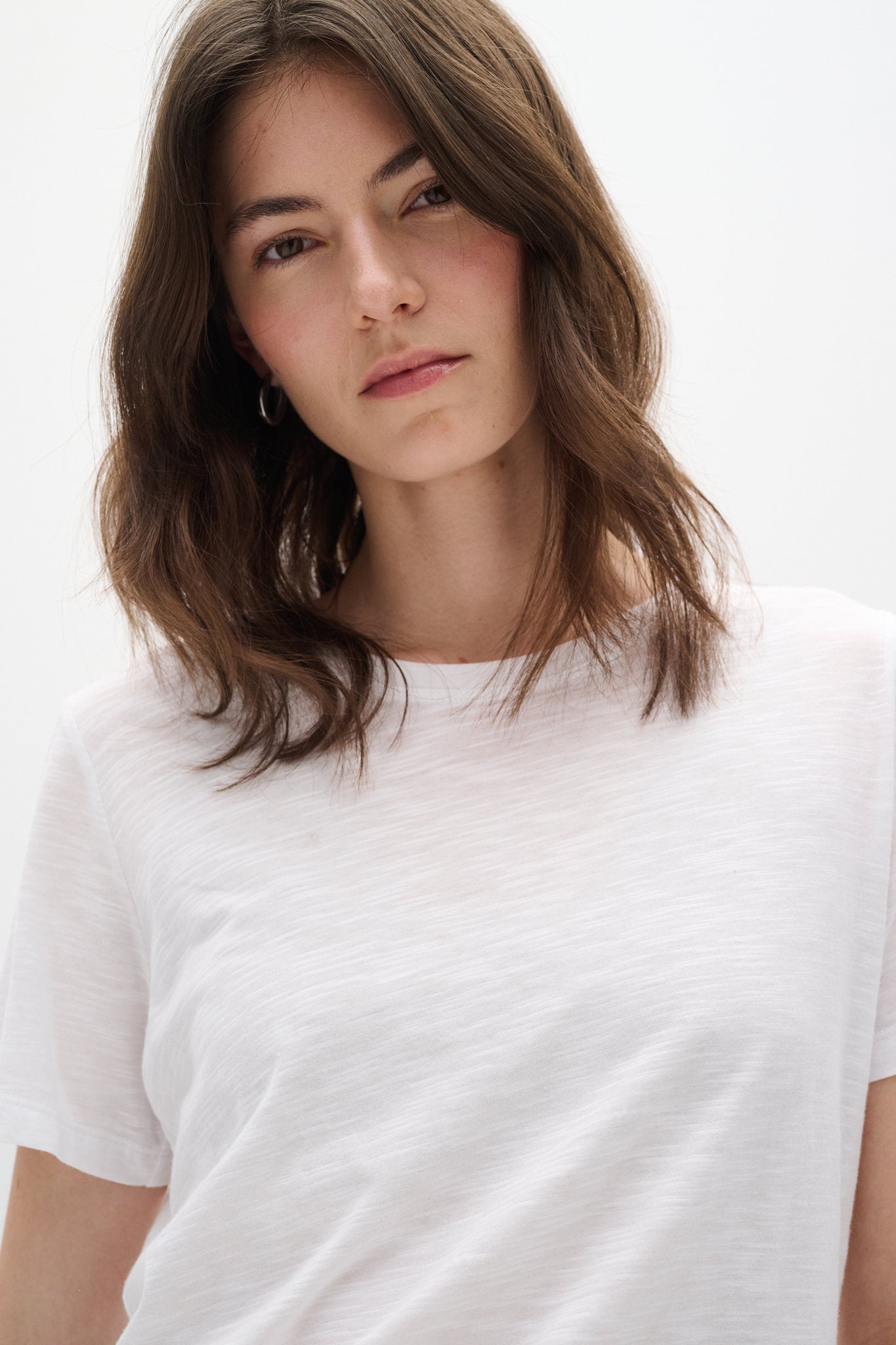 Alma T-shirt Pure White