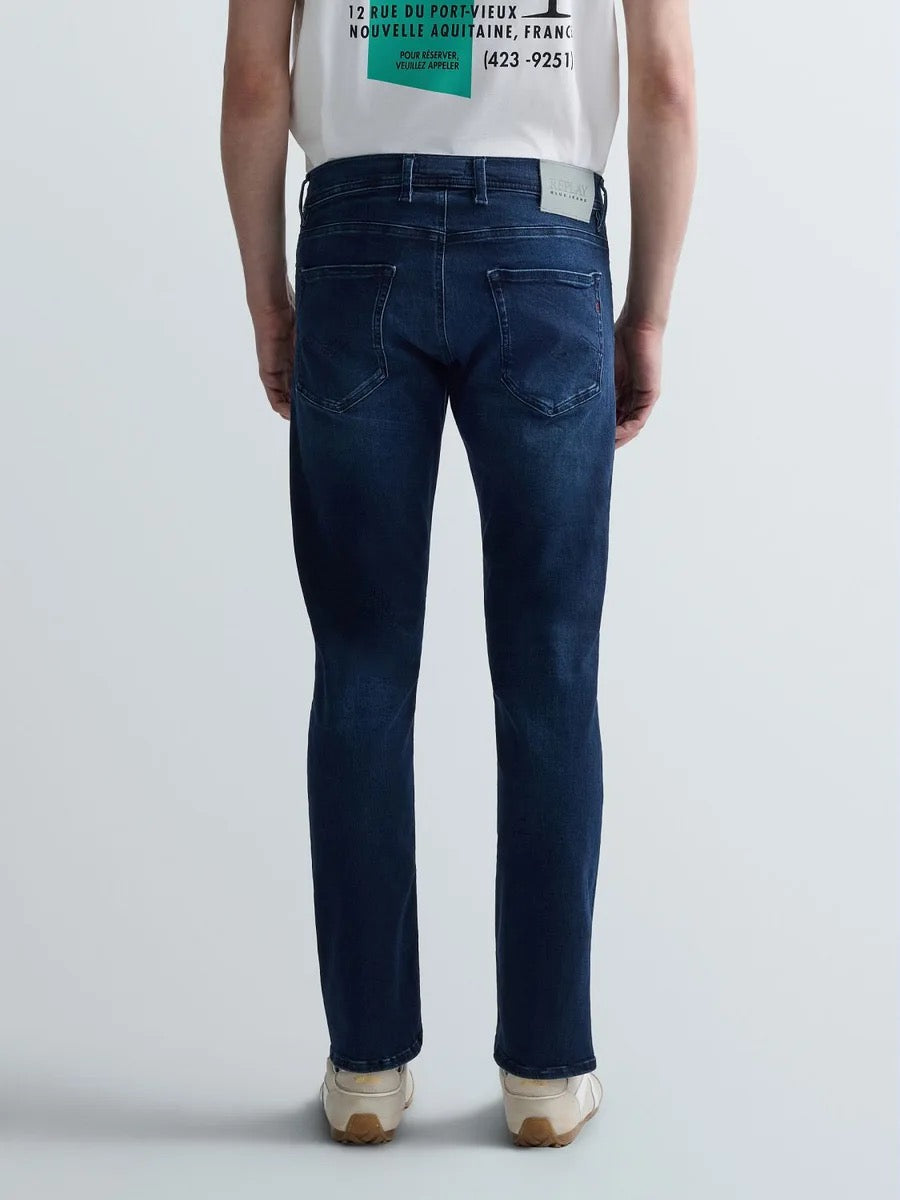Grover Straight Fit Hyperflex 661 Blue/Black Denim
