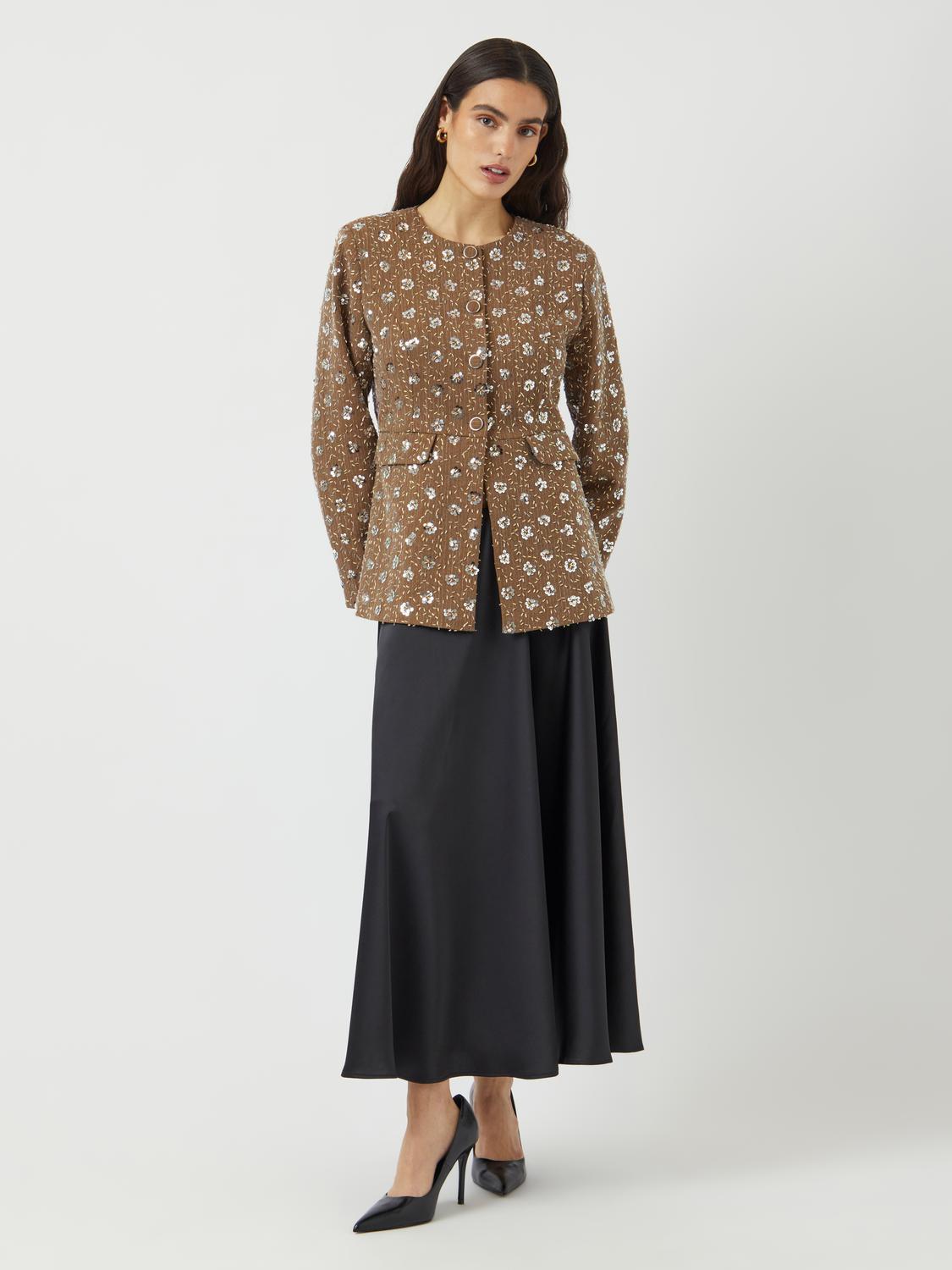 Soller LS Blazer Taupe Gray