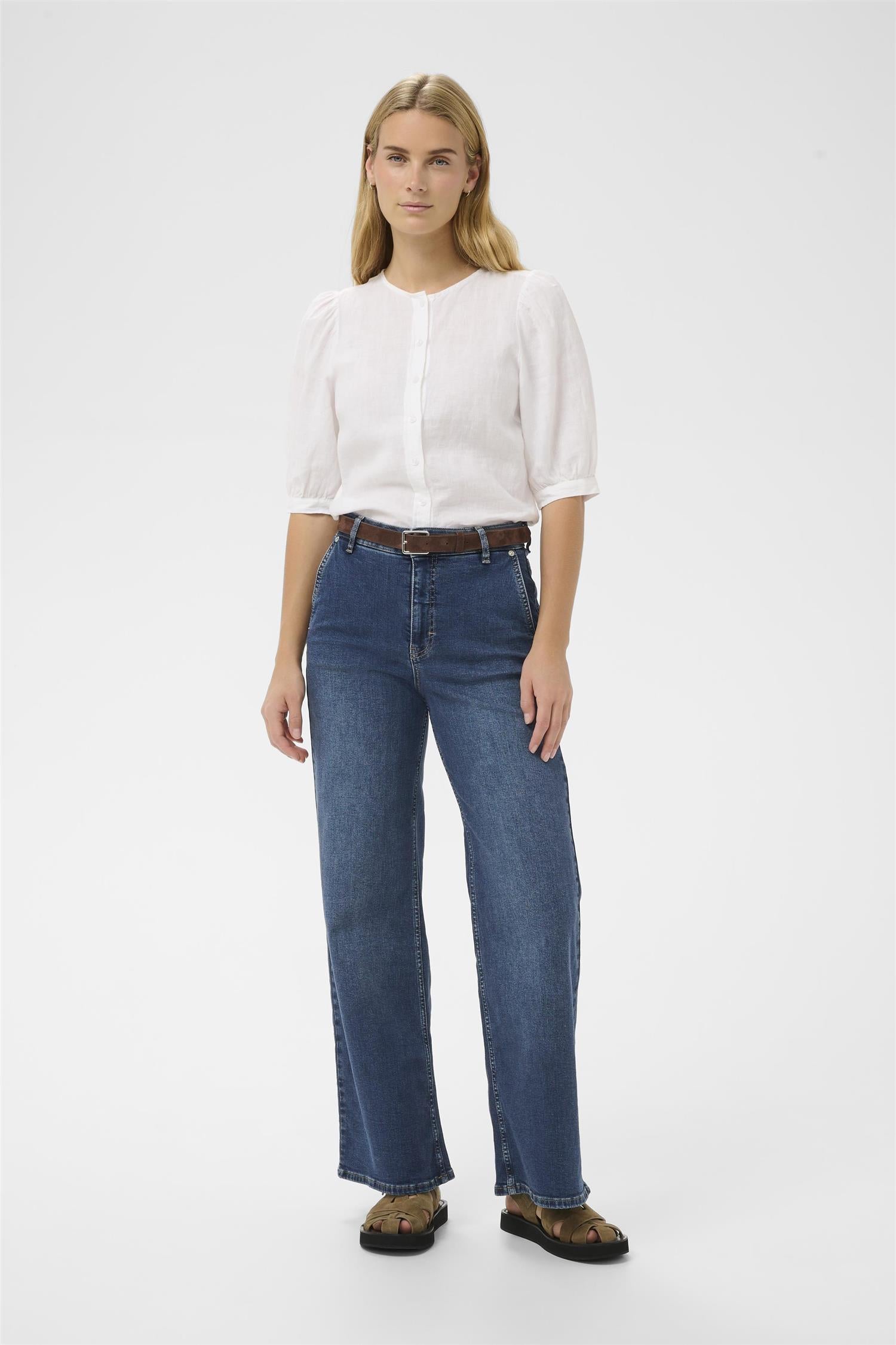 Safina Jeans Medium Dark Blue Denim