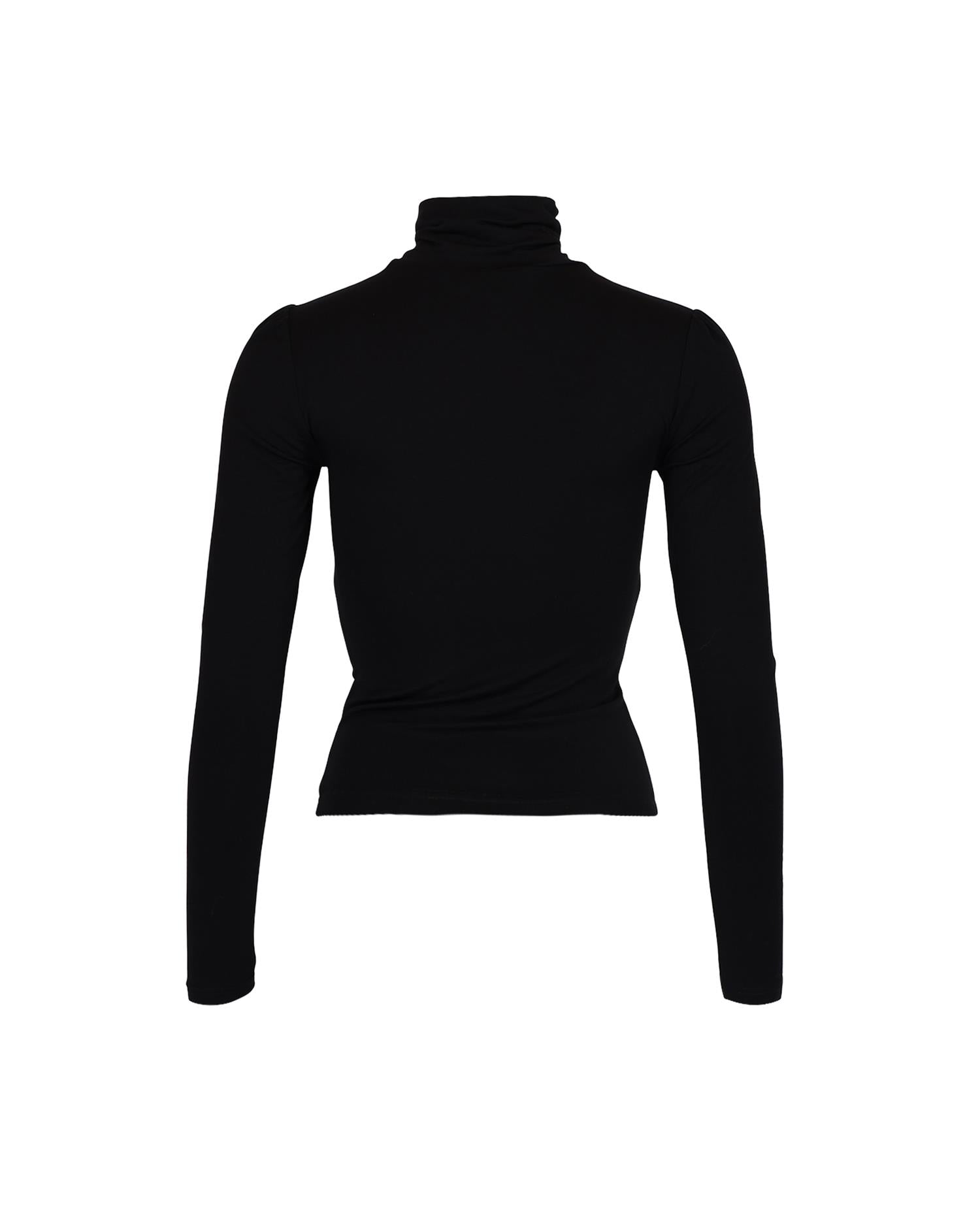Jersey Turtleneck Black