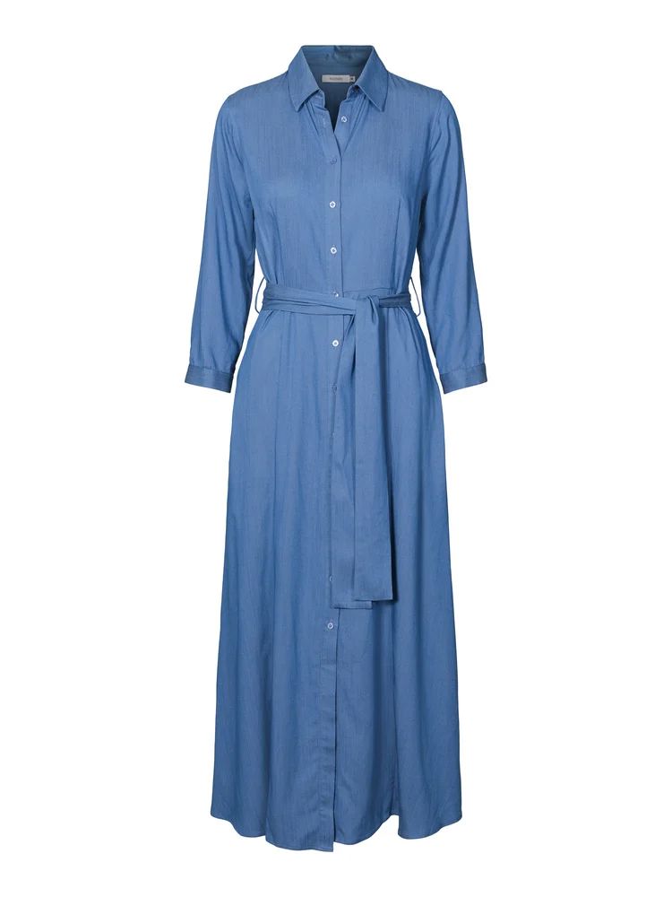 Meryl Dress Denim Blue