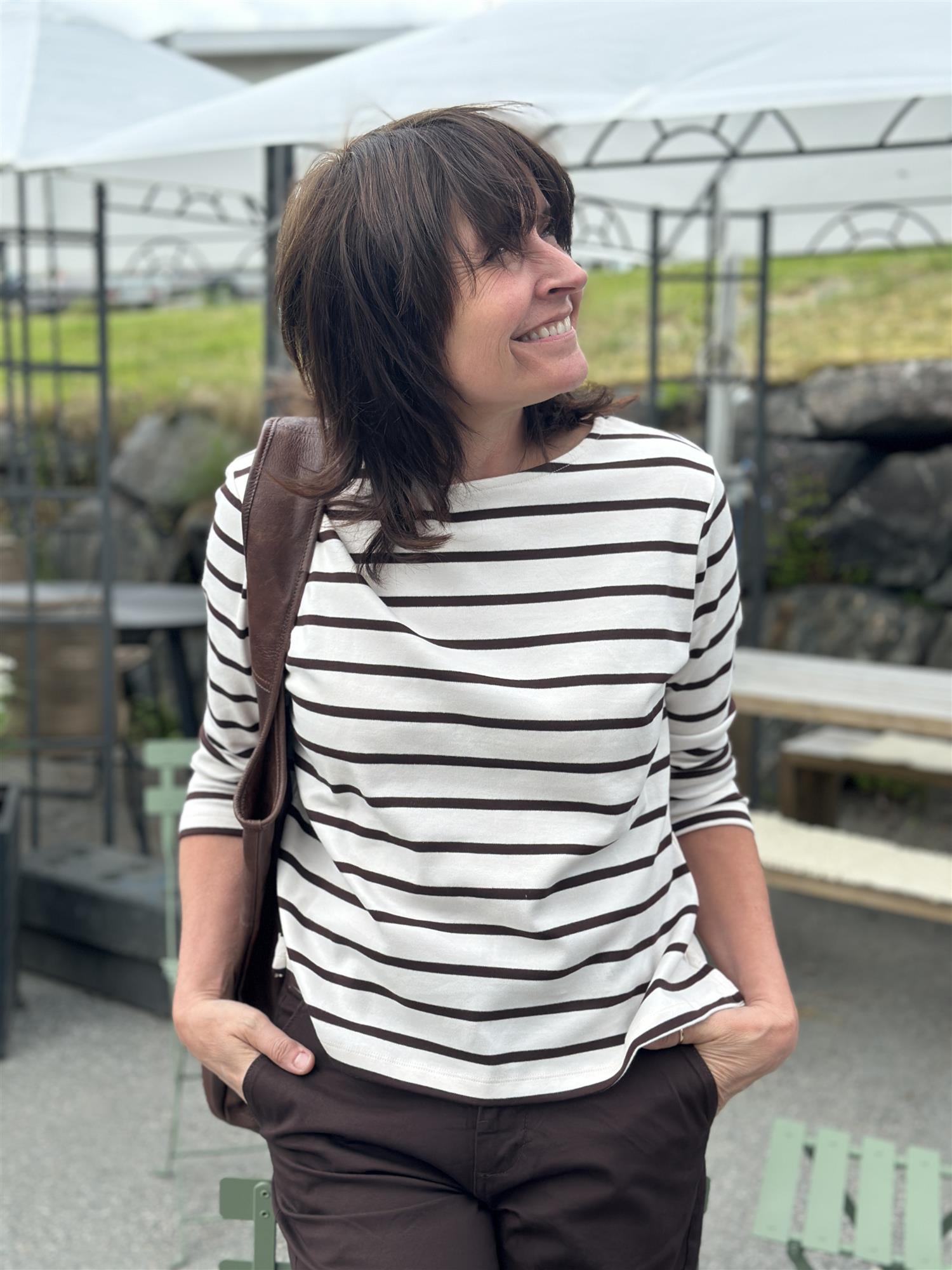 Nela T-shirt Mole Stripe