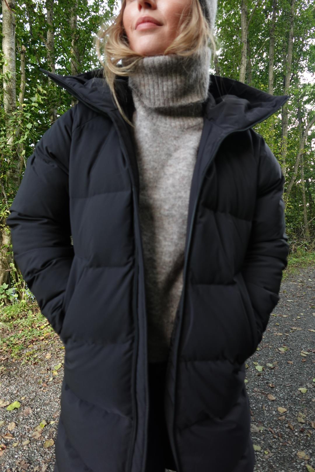 Frostin Long Puffer Black
