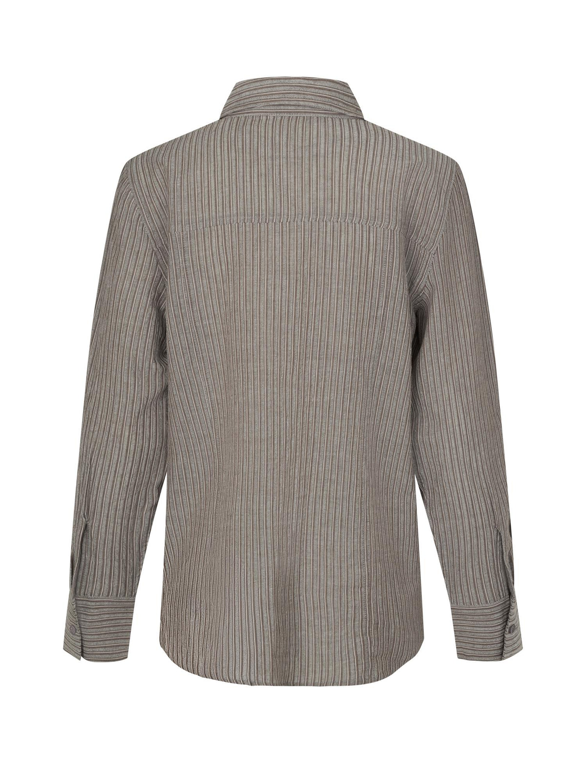 Kretina Darena Stripe Shirt Java Sugar Stripe