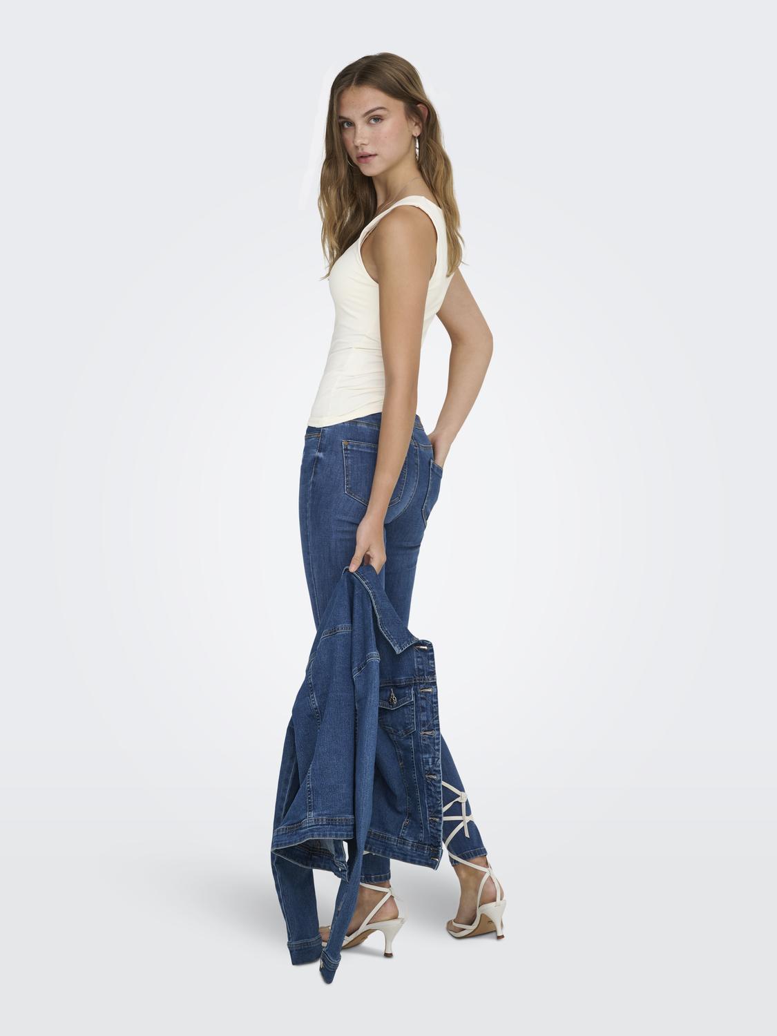 Ea S/L 2-ways Fit Top Cloud Dancer