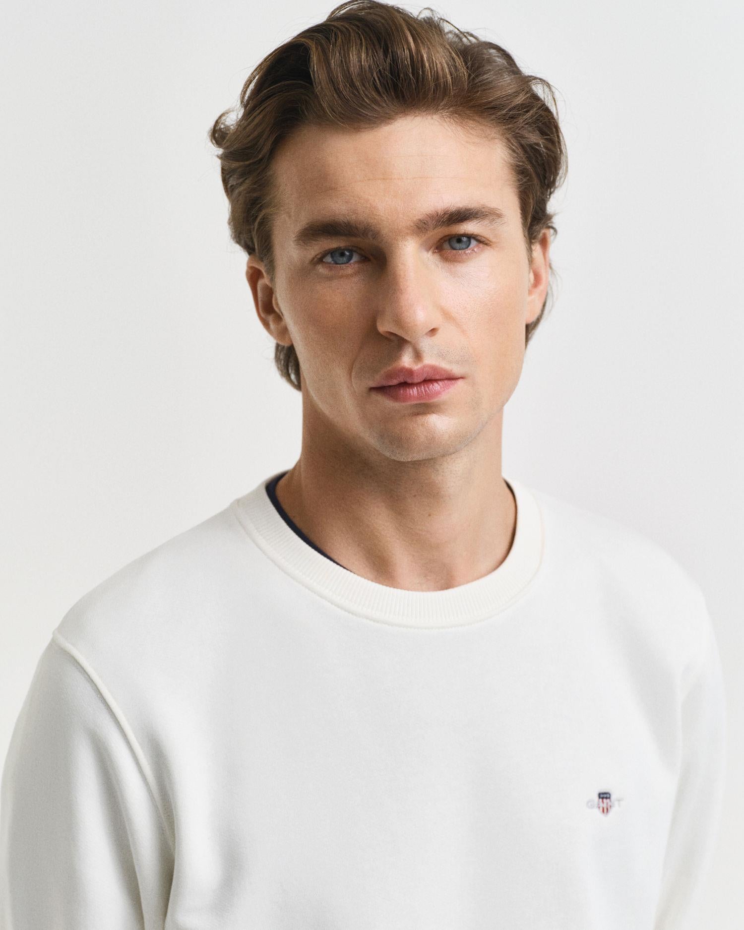 Reg Shield C-Neck Sweat Eggshell