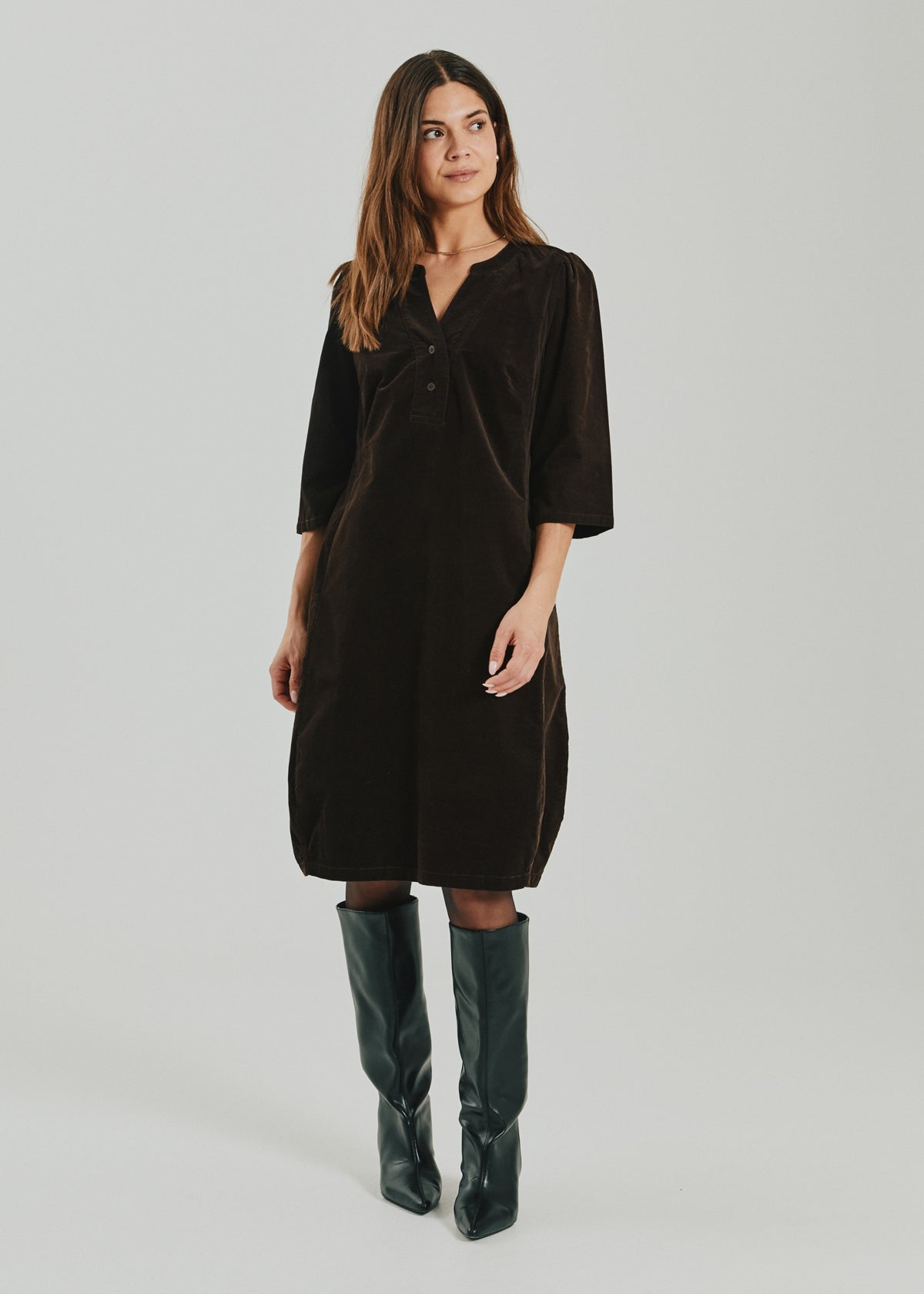 FqOlana Dress Mole