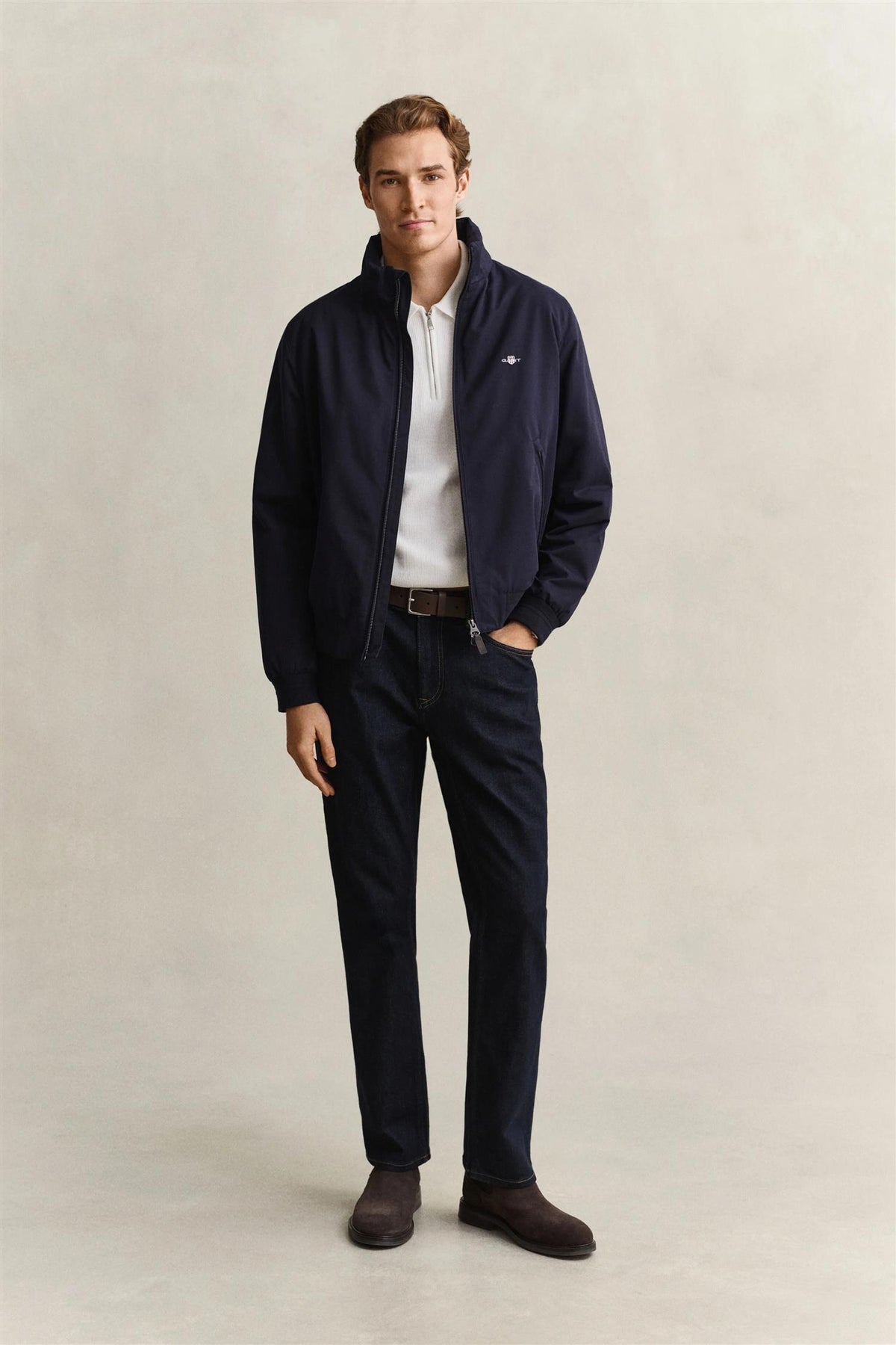 Reg clean wash dark blue gant jeans