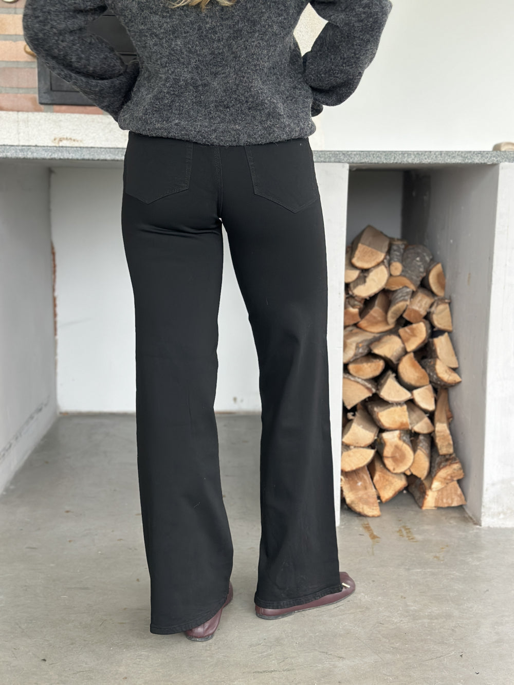 Madison Blush Black Denim